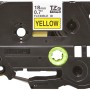Banda laminata Original Brother Black on Yellow, TZEFX641, pentru D400|D450|E300|H300|18R|300|310|320|340|1300|1700|1750|1760|1800|1810|1830|1880|1890|1900|1910|1950|1960|2030|2040|2100|2110|ST5, 18mm, incl.TV 0 RON, 