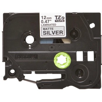 Banda laminata Original Brother Black on Silver, TZEM931, pentru E105|E110|H100|H101|H105|H110|H111|P300|128|200|1000|1010|1090|1100|1120|1130|1160|1170|1180|1190|1200|1230|1280|1290|6100|7100|ST1150, 12mm, incl.TV 0 RON, 