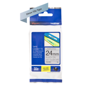 Banda laminata Original Brother Black on Silver, TZEM951, pentru D600|E500|E550|H500|P700|P710|P750|330|350|520|580|1400|1500|1600|1650|2200|2300|2310|2400|2430|2500|2600|2610|2700|2710|2730|2730|7500|7600, 24mm, incl.TV 0 RON, 