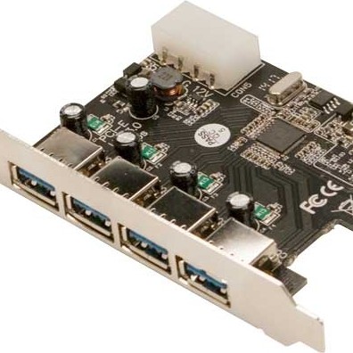 CARD adaptor LOGILINK, PCI-Express la 4 x USB3.0, 