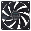 VENTILATOR SPACER PC 140x140x25 mm, Hydraulic Bearing, 67.6CFM, conector 3-pin, no LED,  black 