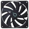 VENTILATOR SPACER PC 140x140x25 mm, Hydraulic Bearing, 67.6CFM, conector 3-pin, no LED,  black 