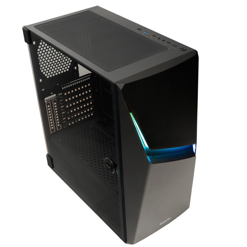 CARCASA  SPACER - gaming, Middle Tower, ATX, 