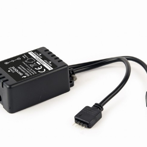 BANDA LED GEMBIRD, RGB diferite culori, 280lm, 17W, 150 x LED, banda 5m, telecomanda, rezistenta la stropi IP65, cablu 1.5m, 