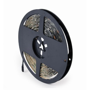 BANDA LED GEMBIRD, RGB diferite culori, 280lm, 17W, 150 x LED, banda 5m, telecomanda, rezistenta la stropi IP65, cablu 1.5m, 