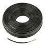 ROLA CABLU telefonic GEMBIRD, 100m, Litat, 4 fire, flat, black, 