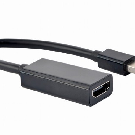 ADAPTOR video GEMBIRD, Mini-DisplayPort (T) la HDMI (M), rezolutie maxima 4K (3840 x 2160) la 30Hz, black, 