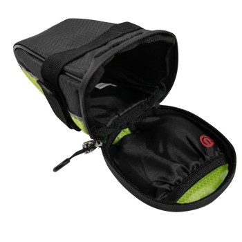 GEANTA reflectorizanta SPACER pentru Bicicleta, cu semnalizare LED prin telecomanda si de montat la sa, 