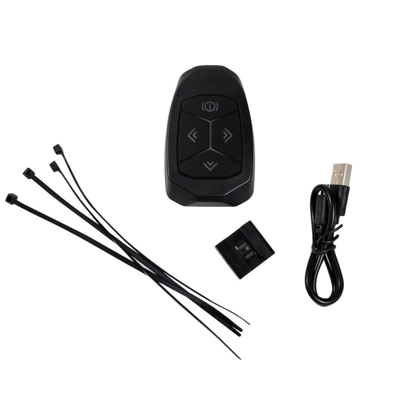 GEANTA reflectorizanta SPACER pentru Bicicleta, cu semnalizare LED prin telecomanda si de montat la sa, 