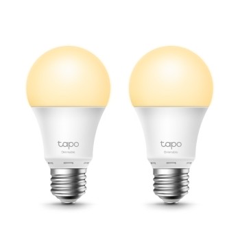 BEC LED wireless TP-LINK, 800lm, 8.7W, E27, se conecteaza la router Wi-Fi, intensitate reglabila, control prin smartphone cu aplicatia TAPO 