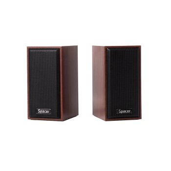 BOXE SPACER 2.0, RMS:  6W (2 x 3W), control volum, USB power, wooden, 