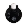MODULATOR AUTO FM SPACER cu casca Bluetooth 5.0, 1xUSB QC3.0 + Type-C; 1xUSB max. 5V/3.1A, earphone 30mAh, 12V-24V, max. 10-15m, mic max. 0-2m, format MP3/WMA, 206 canale 87.5-108Mhz, USB disk, white, 