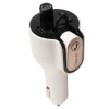 MODULATOR AUTO FM SPACER cu casca Bluetooth 5.0, 1xUSB QC3.0 + Type-C; 1xUSB max. 5V/3.1A, earphone 30mAh, 12V-24V, max. 10-15m, mic max. 0-2m, format MP3/WMA, 206 canale 87.5-108Mhz, USB disk, white, 