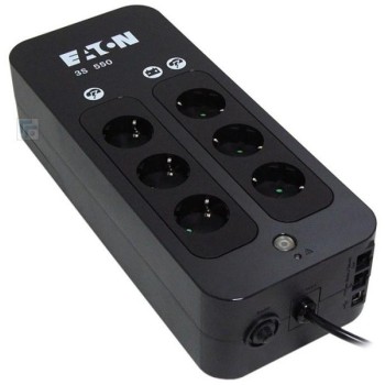 UPS Eaton, Offline, Tower, 330 W, fara AVR, Schuko x 6, LED, back-up 1 - 10 min. 