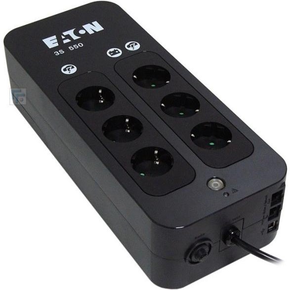 UPS Eaton, Offline, Tower, 330 W, fara AVR, Schuko x 6, LED, back-up 1 - 10 min. 
