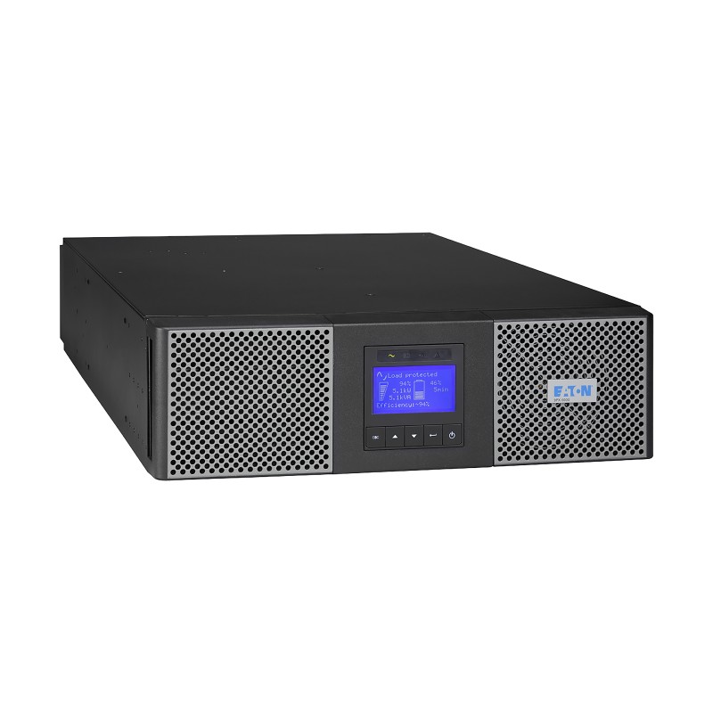 UPS Eaton, Online, Tower/rack, 4500 W, fara AVR, IEC x 3, display LCD, back-up 1 - 10 min. 