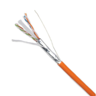 1 m Cablu NEXANS cupru F1/UTP Cat 6a AWG23 LSZH Portocaliu LANmark Rola 500 metri Full cupru, vanzare la rola 500m 