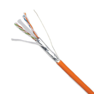 1 m Cablu NEXANS cupru F1/UTP Cat 6a AWG23 LSZH Portocaliu LANmark Rola 500 metri Full cupru, vanzare la rola 500m 