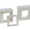 Nexans Doza aplicata pentru modul 45x45 alb LANmark, 