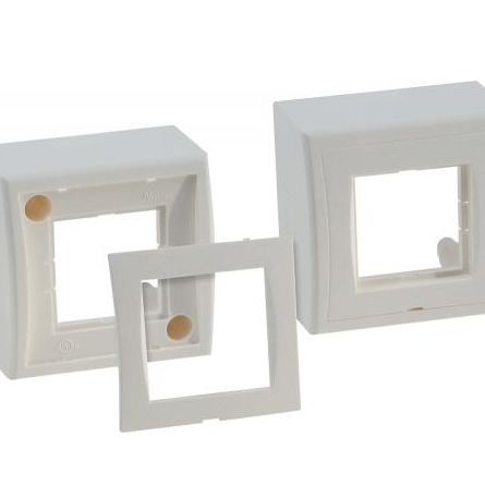 Nexans Doza aplicata pentru modul 45x45 alb LANmark, 