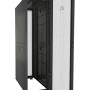 Rack 42U 1998mm Hx800mm Wx 115mm D with 77% Perforated Locking Front Door,77% Perforated Split Locking Rear Doors,pair 19