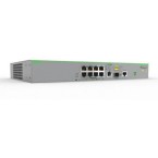 SWITCH Allied Telesis, 10/100 x 8 | Gigabit x 1, SFP x 1, managed, rackabil, carcasa metalica, 
