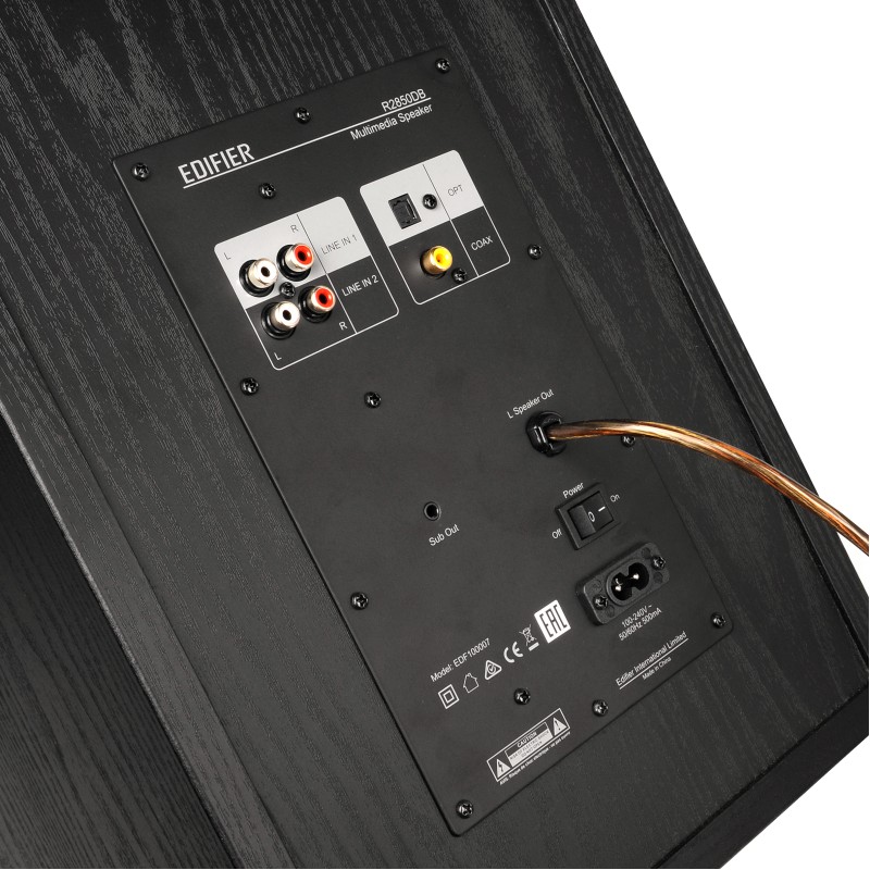 BOXE EDIFIER 2.0, RMS: 150W (2 x 14W, 2 x 16W, 2 x 45W), bluetooth 5.1, telecomanda wireless, volum, bass, treble, black,