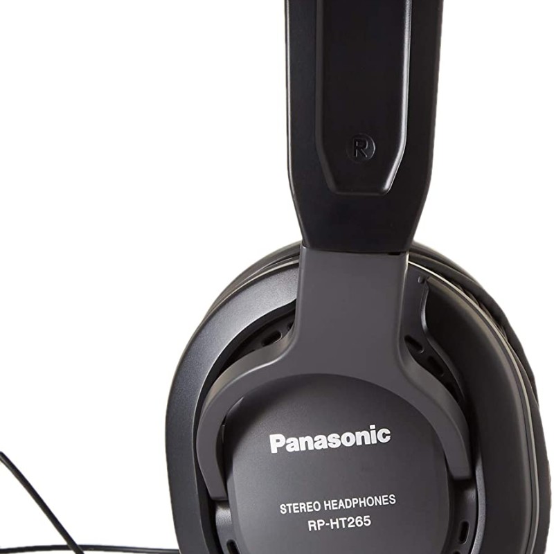 Black, range of 10Hz to 25kHz, imp. 40W, sens. 100 dB/mW,max. input 1000 mW, 5m long cable for listening to TV, single-sided listening, volume control 
