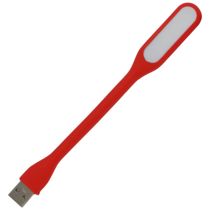 LAMPA LED USB pentru notebook, SPACER, red, 