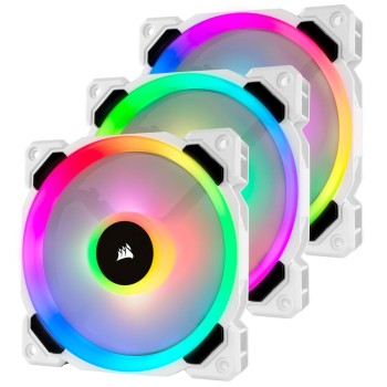 VENTILATOR Corsair, pt carcasa PC, 120 mm, 2200 rpm, LED RGB, 3 ventilatoare, 