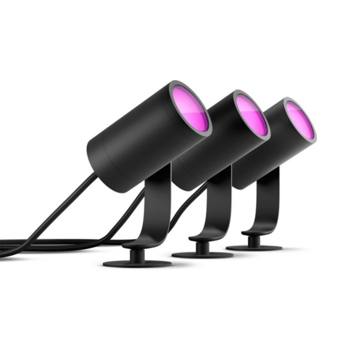 SET 3X SPOT LED PHILIPS HUE EXT. LILY 