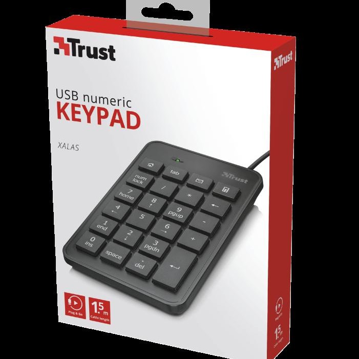 Trust Xalas USB Numeric Keypad 