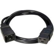 CABLU alimentare GEMBIRD prelungitor, 1.5m, intrare C20, iesire C19, 16A, bulk, black, 