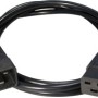 CABLU alimentare GEMBIRD prelungitor, 1.5m, intrare C20, iesire C19, 16A, bulk, black, 
