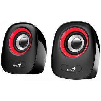 BOXE GENIUS 2.0, RMS:  6W (2 x 3W), USB power, red, 