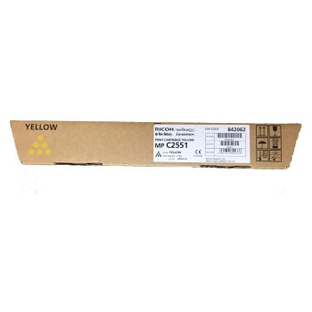 Toner Original RICOH Yellow, 842062, pentru MP C2551, 9.5K, (timbru verde 1.2 lei) , 