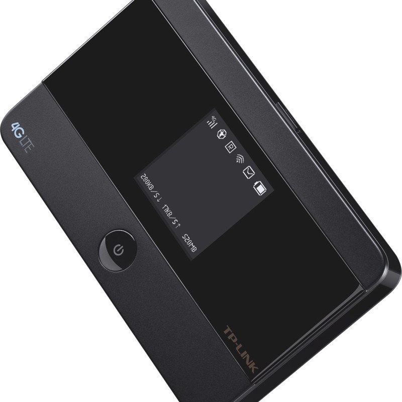ROUTER TP-LINK wireless. portabil, 4G Mobile Wi-Fi, 150Mbps, Internal LTE Modem, SIM card slot, OLED screen display, rechargeable battery, micro SD card slot 
