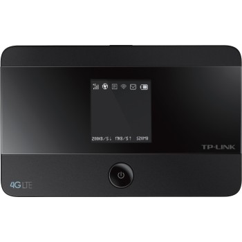 ROUTER TP-LINK wireless. portabil, 4G Mobile Wi-Fi, 150Mbps, Internal LTE Modem, SIM card slot, OLED screen display, rechargeable battery, micro SD card slot 