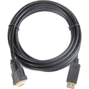 CABLU video GEMBIRD, adaptor DisplayPort (T) la DVI-D DL (T), 1m, rezolutie maxima Full HD (1920 x 1080) la 60Hz, negru, 