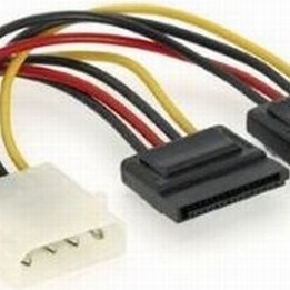 CABLU alimentare GEMBIRD, adaptor Molex la 2 x S-ATA, 15cm, 