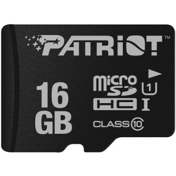 CARD MicroSD PATRIOT, 16 GB, MicroSDHC, clasa 10, standard UHS-I U1, 