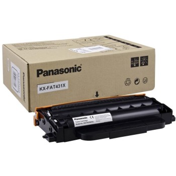 Toner Original Panasonic Black, KX-FAT431X, pentru KX-MB2230-HX|KX-MB2270-HX|KX-MB2545-HX|KX-MB2515-HX|KX-MB2575- HX, 6K, (timbru verde 1.2 lei) , 