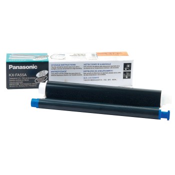 Film TTR  Original Panasonic Black, KX-FA55A-E, pentru KX-FP80|KX-FP81|KX-FP82|KX-FP85|KX-FP86|KX-FP88|KX-FM89|KX-FM90|KX-FPC91|KX-FPC95|KX-FP151|KX-FP152|KX-FP153|KX-FP155|KX-FP158, 140, incl.TV 0 RON, 