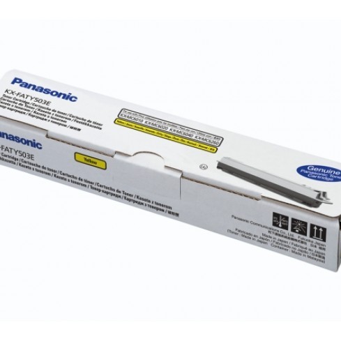 Toner Original Panasonic Yellow, KX-FATY503E, pentru KX-MC6020, 2K, (timbru verde 1.2 lei) , 
