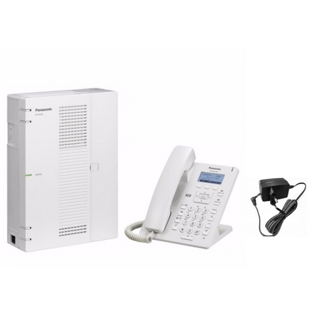 Centrala telefonica Hybrid IP KX-HTS32CE (4/8), Telefon SIP KX-HDV130 Panasonic si  alimentator KX-A423 