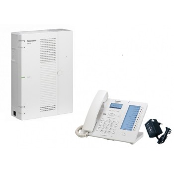 Centrala telefonica Hybrid IP KX-HTS32CE (4/8), Telefon SIP KX-HDV230 Panasonic si alimentator KX-A424 