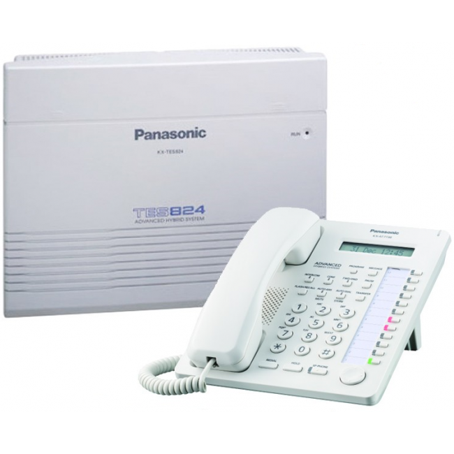 Centrala telefonica Panasonic KX-TES824 (3 /8) si telefon analogic KX-TSC11FXW 