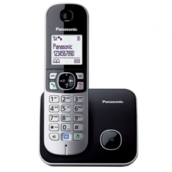 Telefon DECT negru, KX-TG6811FXB, Panasonic 