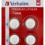 BATERIE VERBATIM, butoni (CR2016), 3V litiu, 4 buc., 