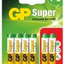 Baterie GP Batteries, Super Alcalina AAA (LR03) 1.5V alcalina, blister 6 buc. 